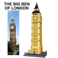 1664PCS The Big Ben Of London Model Building Blocks World Famous Architecture Bricks City Street View Toys Gifts For Children