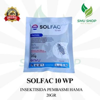 SOLFAC 10 WP Insektisida Pembasmi Hama Nyamuk Kecoa Lalat Semut pestisida ternak kandang walet bayer
