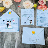 Thiệp cưới Nobita& Suka - Đôremon ngỗ nghĩnh