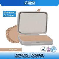 INEZ Refill Precious Powdery Cake Bedak Isi Ulang Inez Ivory -09