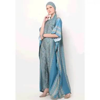 Kaftan Biru | Kaftan Jumbo | Kaftan Premium | Kaftan Etnik | Dress Biru | Dress Jumbo | Long Dress |
