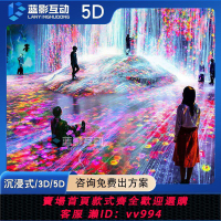 {公司貨 最低價}裸眼3d全息投影5d展廳酒吧餐廳ktv墻地面沉浸式互動投影全國施工