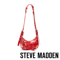 STEVE MADDEN-BGLOW-Y 率性壓褶斜背子母包-紅色