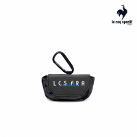 【LE COQ SPORTIF 公雞】高爾夫系列 黑色磁吸式高爾夫球收納袋 QGT0J764