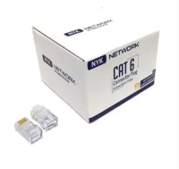 Konektor RJ45 Cat6 Cat 6 NYK & Eyota 1 pack 50 pcs LAN Port Connector