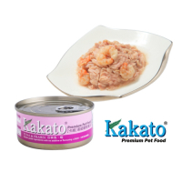Kakato 卡格餐食罐 (鮪魚、蝦)70g 鮮食 貓狗共食  貓罐 狗罐 天然罐 挑食