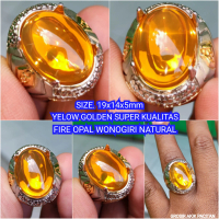 JUMBO YELOW KUALITAS FIRE OPAL WONOGIRI NATURAL KELAS KONTES
