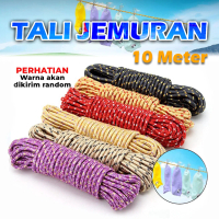 Tali Nilon 10 Meter Serbaguna Jemuran Pengikat Outdoor Nylon Rope / Tali Jemuran Nilon 10 Meter Tali