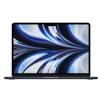 【APPLE 授權經銷商】MacBook Air13吋 星光色/午夜色 256GB / M2 晶片 / 8 核心 CPU / 8 核心 GPU / 16 核心神經網路引擎#午夜色-午夜色