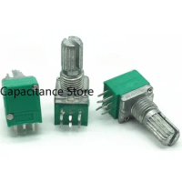 5PCS Brand new dual volume amplifier potentiometer R097 B10KB20KB50KB100K 6-pin 15 spline