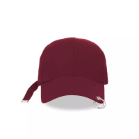 Elfs Elfs Topi Baseball Korea 2 Ring G-Dragon Unisex Cap maroon