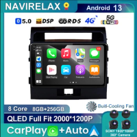Android 13 For Toyota Land Cruiser 11 200 2007 - 2015 Car Radio Multimedia Video Player Navigation Stereo GPS No 2Din 2 Din