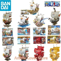 Bandai One Piece Original Large Ship Action Figure Anime Model Toy for Children's Gifts