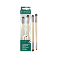 EcoTools Enhancing Eye Brush Set,แปรงแต่งหน้าสำหรับของเหลว,ครีม & แป้งอายแชโดว์ & อายไลเนอร์แอพพลิเค