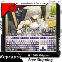 Custom Arknights Perika Keycaps Mechanical keyboard kit Keycap Kawaii Light Transmission PBT Keycap Set PC Gamer Accessories