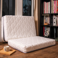 【obis】One Cool 冰峰涼感天絲超舒適獨立筒三折床墊(單人3×6.2尺)