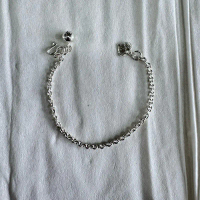Gelang Perak Murni model rantai (gelang tangan anak-anak)