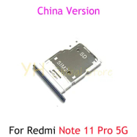 5PCS For Xiaomi Redmi Note 11 Pro 5G China Version Sim Card Slot Tray Holder Sim Card Repair Parts