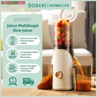 SOSEKI Multifungsi Slow Juicer 800ML /Extra Big Mouth 110mm/Low Watt 150W Juicer tanpa ampas