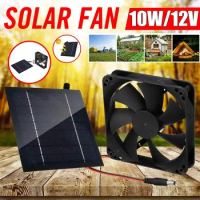20W Solar Fan Mini Exhaust Fan Bathroom Toilet Kitchen Solar Exhaust Mini Fan