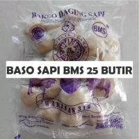 Bakso Sapi Warisan BMS-Super Isi 25butir  Frozen Food Makanan Daging Baso Sapi Asli Halal
