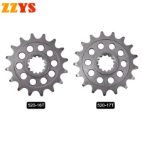 1pc 520 16T 17T 16 Tooth Front Sprocket Gear Staring Wheels Cam For Honda Road NC700 NC700S NC700SA NC700X NC700XA 12-15 NC 700