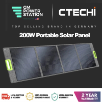 200w portable solar panel , foldable IP7 waterproof brand ctechi