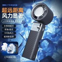 2025冰敷手持風扇辦公戶外便攜式usb數顯制冷高速暴力渦輪小風扇【北歐家居生活】