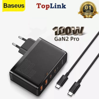 Baseus Sạc Nhanh Gan 2 Pro 100W 4 Cổng 2 USB Type-C & 2 USB QC3.0 QC4.0 Cho Laptop Table Iphone Sams