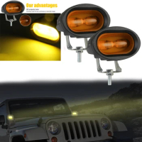 20W Led Work Driving Light 6D Spot Lamp fog light ATV Motorcycle Led Spotlight Offroad Truck Lamp 12V 24V Car Accessaries