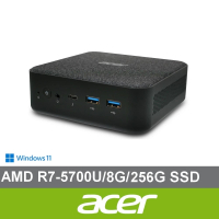 【Acer 宏碁】+512G SSD組★RB102 AMD R7 迷你電腦(RB102/R7-5700U/8G/256G SSD/W11)
