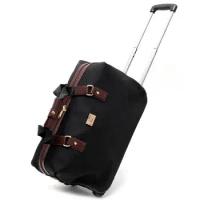 Travel trolley bag 20 Inch cabin size oxfor wheels bag 24 Inch women Rolling Luggage bags wheeled Bag Business baggage suitcase