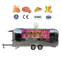 2023 Chinese Factory Sell Mobile Food Truck Mobile Bar Trailer Airstream Food TruckFood Concession Trailer Dot VIN CE