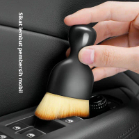 Alat pembersih interior mobil, pembersih outlet AC, penyikatan, sikat beludru interior mobil, penghi