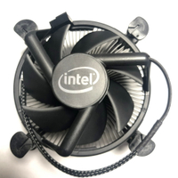 電腦臺CPU風扇 CPU銅芯溫控調速風扇11代CPU黑化風扇 LGA1200風扇【Snowbelle優選】