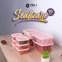 Envio - Tri J - Sealware Kotak Makan Set Isi 10 (Food Container Box) - Toples Makanan Ringan Isi 10 