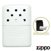 【美國 Zippo】世界經典品牌 6hr Hand Warmer 暖手爐(小).附填充油杯+保溫束口袋/40452 珍珠白