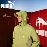 PUMA 外套 流行系列 淺綠 大都會 UV 連帽 風衣外套 中性 62837089