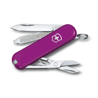 【VICTORINOX 瑞士維氏】Tasty Grape 經典7用瑞士刀款 58mm/ 紫色(0.6223.52G)