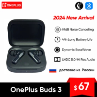 2024 New Oneplus Buds 3 TWS Wireless Bluetooth Earphone LHDC 5.0 49dB Active Noise Canceling 44h Battery Life For Oneplus 12