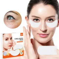 10PCS Collagen Soluble Film Eye Zone Mask Vitamin Patches Face Dark Circles Moisturizer Skin Care Eye Care