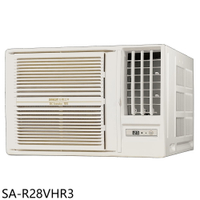 APP下單4%點數★SANLUX台灣三洋【SA-R28VHR3】R32變頻冷暖右吹窗型冷氣(含標準安裝)