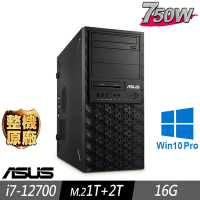ASUS 華碩 WS760T 工作站 i7-12700/16G/M.2-1TB+2TB/W10P