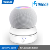 PlusAcc 10000mAh Battery Base for Homepod Mini Portable Rechargable Battery Stand for iPhone Smart Speaker Docking Station