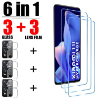 6in1 Protective Glass For Xiaomi Mi 11 10 9 Lite 5G Camera Lens Film For Xiaomi Mi 10T 9T Pro A2 A3 10T Lite Screen Protector