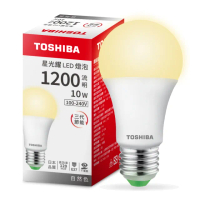 【TOSHIBA 東芝】星光耀 10W LED燈泡5入組(白光/黃光/自然色)