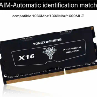DDR3L 4GB 8GB 1600MHz PC3-12800S 1.35V SODIMM Memory Stick ram Module for Laptop Notebook with Black Sticker