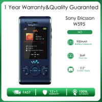 Sony Ericsson W595 Refurbished Original Unlocked 2.2 inches 3.15MP Cell Phone High quality Free shipping refurbished