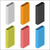 Silicone Protective Case For Xiaomi 3 20000mAh Power Bank Powerbank Xiao Mi 3 20000 mAh PLM07ZM PB2050ZM Cover Shell Sleeve
