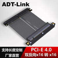 2025顯卡延長線雙反向PCIe3.0 4.0 x16全速穩定兼容ITX A4機箱ADT【北歐家居生活】